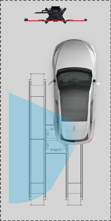 Driver-side blind-spot radar calibration