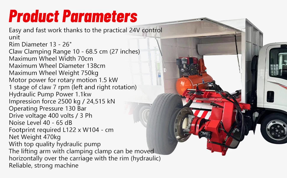 KATOOL KT-308 Mobile Tire Changer (Truck & Car) product image 11