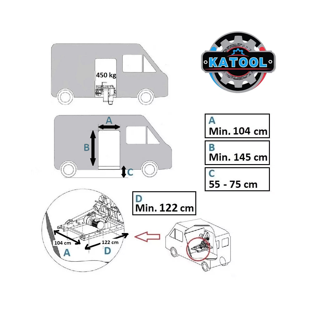 KATOOL KT-308 Mobile Tire Changer (Truck & Car) product image 15