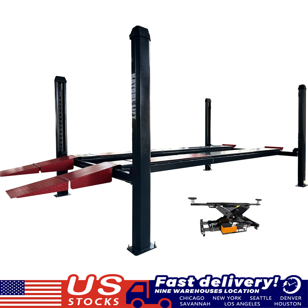 KATOOL KT-4H120X heavy duty 12,000 lb four post automotive lift