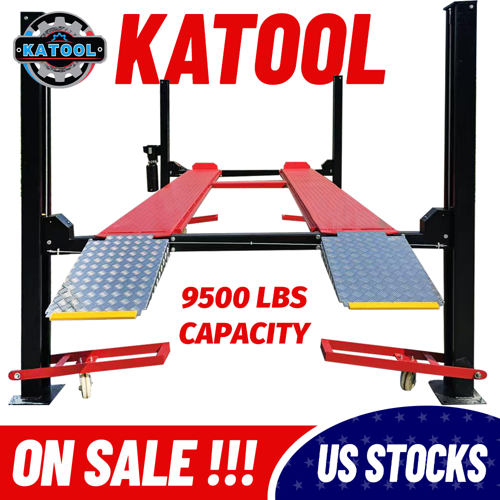 KT-4H950 lift promotional image showing 9,500 lb capacity