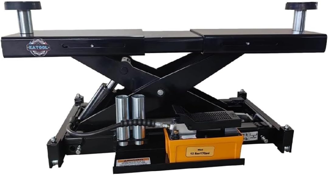 KATOOL KT-4M110PA 11,000 lb 4-Post Alignment Lift with 7,000 lb Rolling Jack product image 3