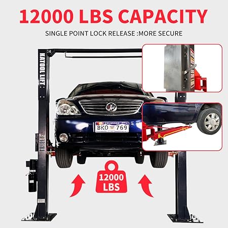 Katool KT-AM120SD 12,000lbs Two Post Lift product image 2