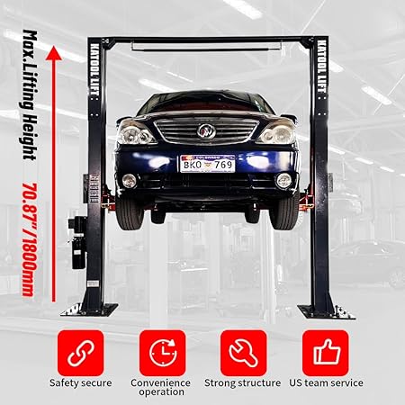 Katool KT-AM120SD 12,000lbs Two Post Lift product image 3