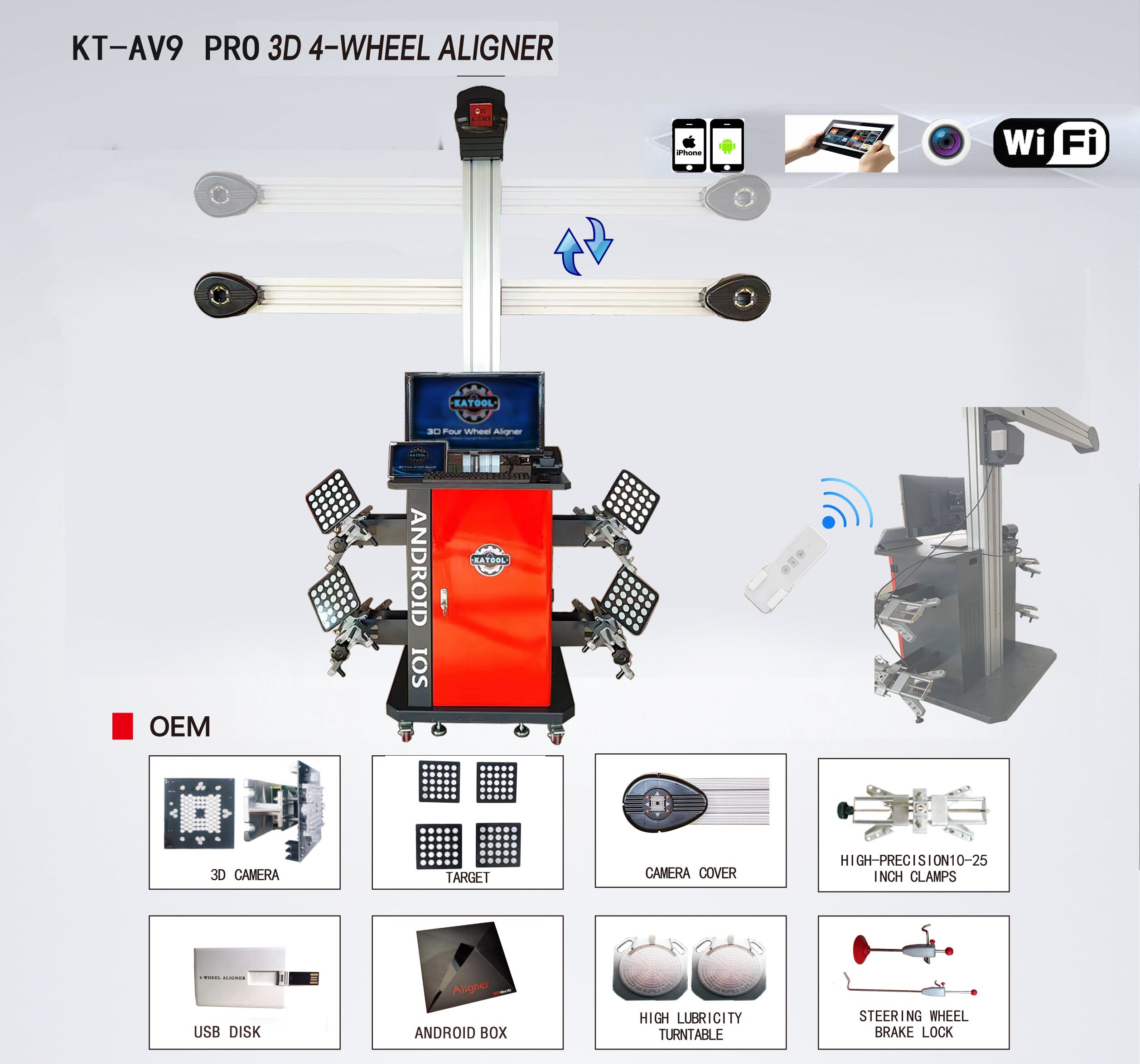 Katool KT-AV9 PRO Wheel Alignment Machine product image 6
