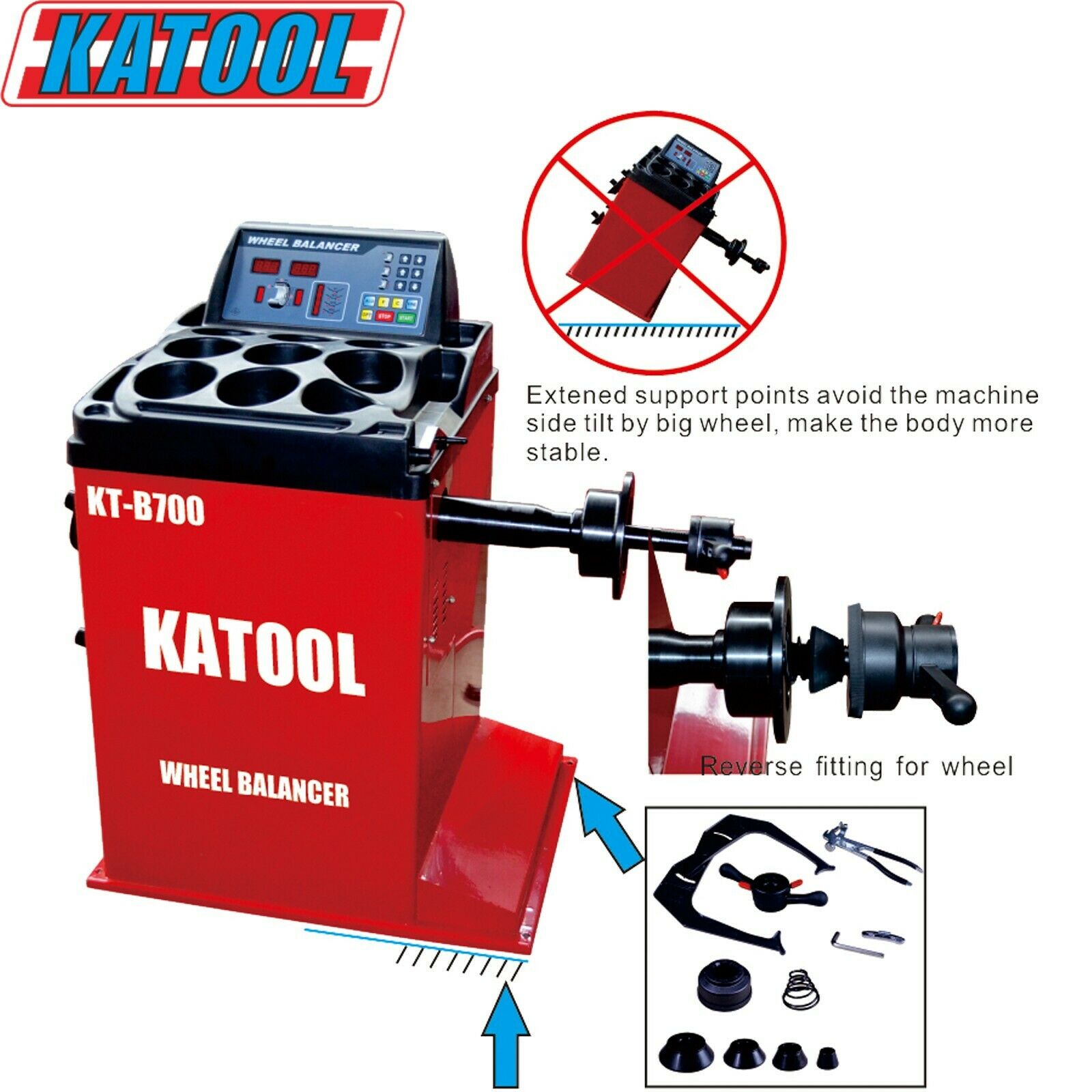 Katool KT-B700 Wheel Balancer product image 4