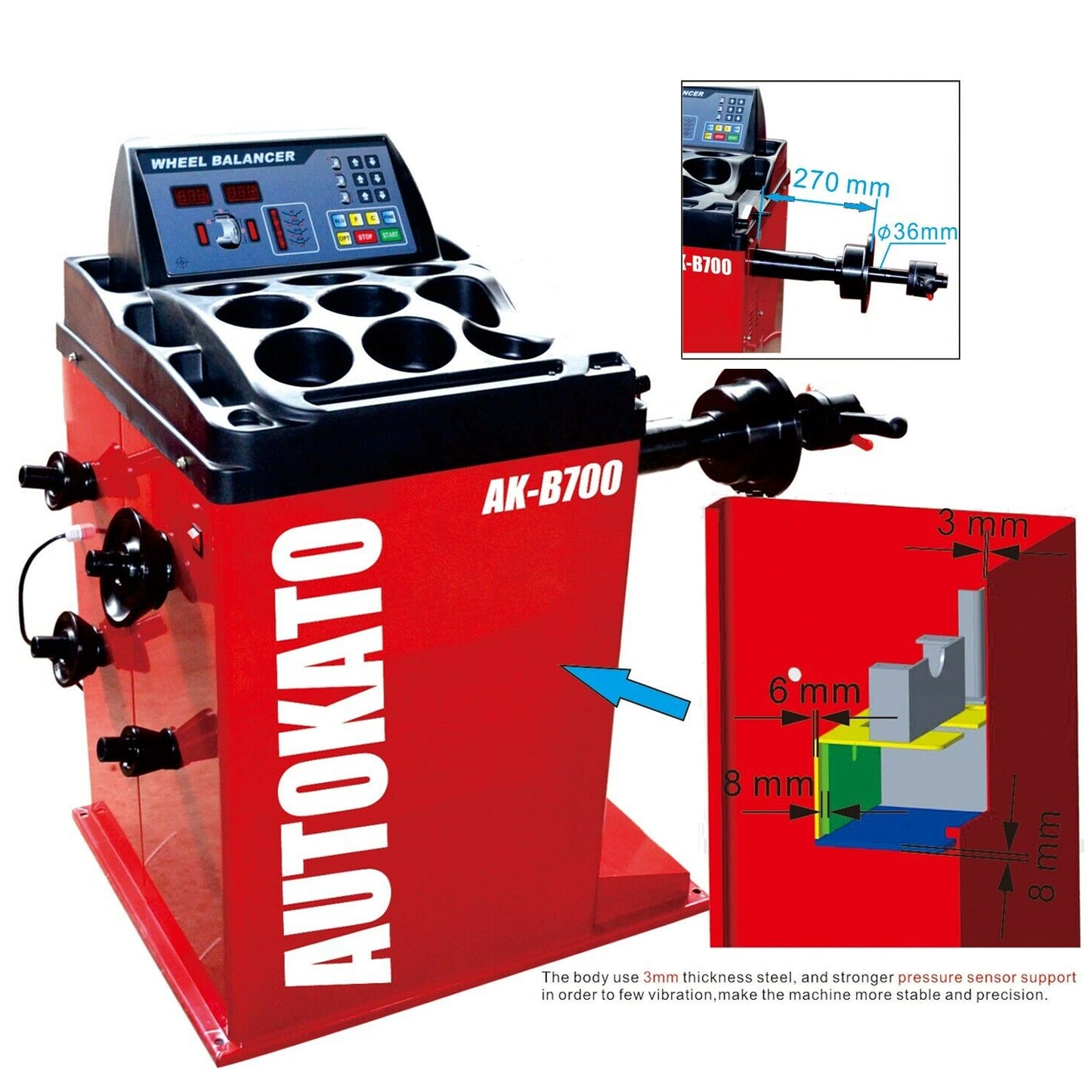 Katool KT-B700 Wheel Balancer product image 11