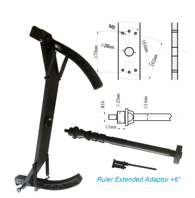 Ruler extension adapter pictured with KT-B760 listing; inclusion should be confirmed