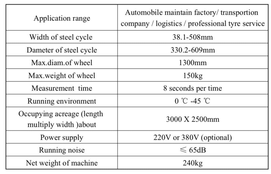 KATOOL KT-B795L supplier technical specifications chart