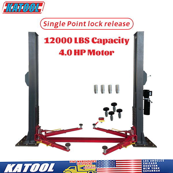 Katool KT-H120D 12,000lbs Two Post Lift product image 2