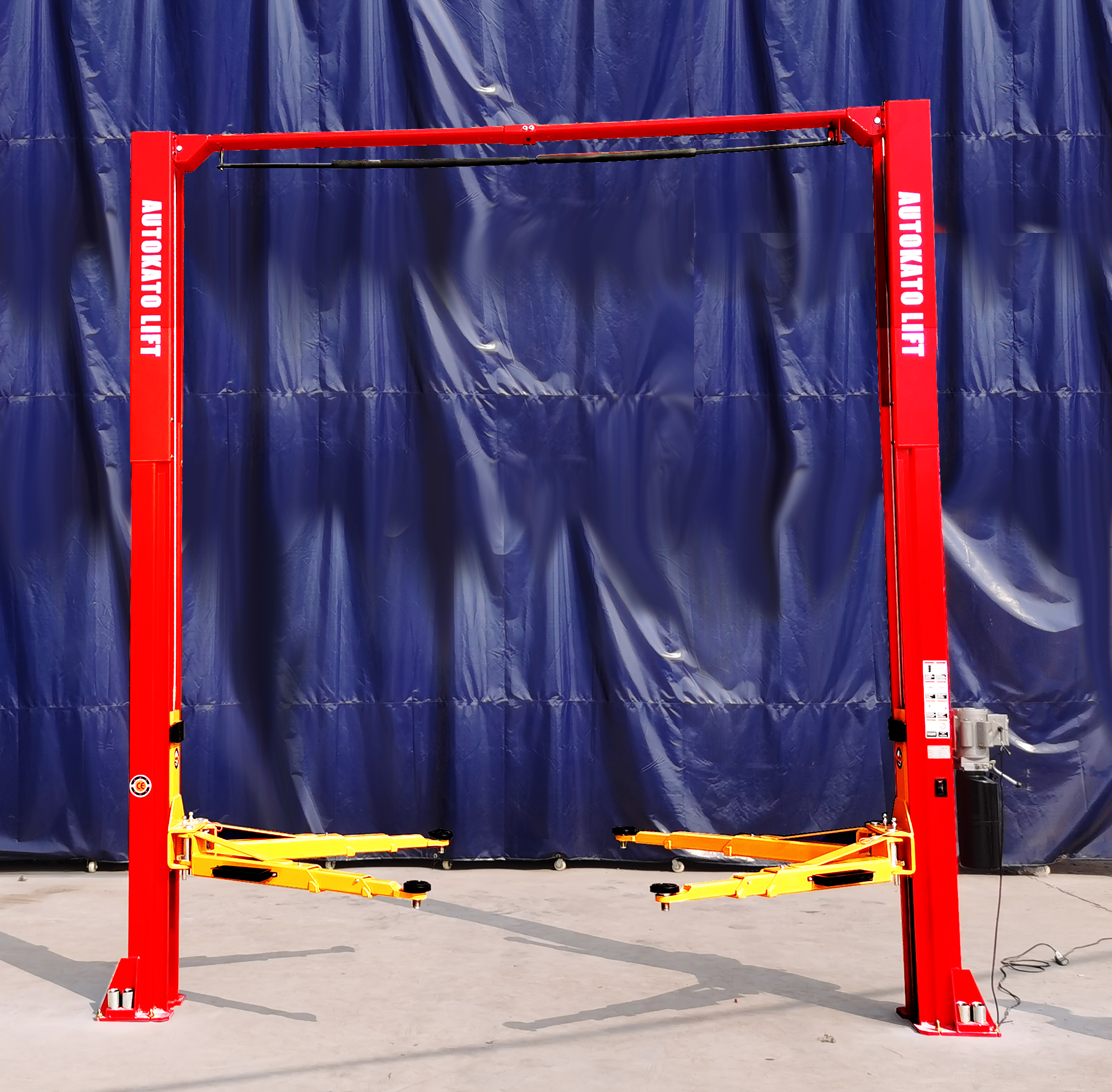 KT-M120 assembled two post lift