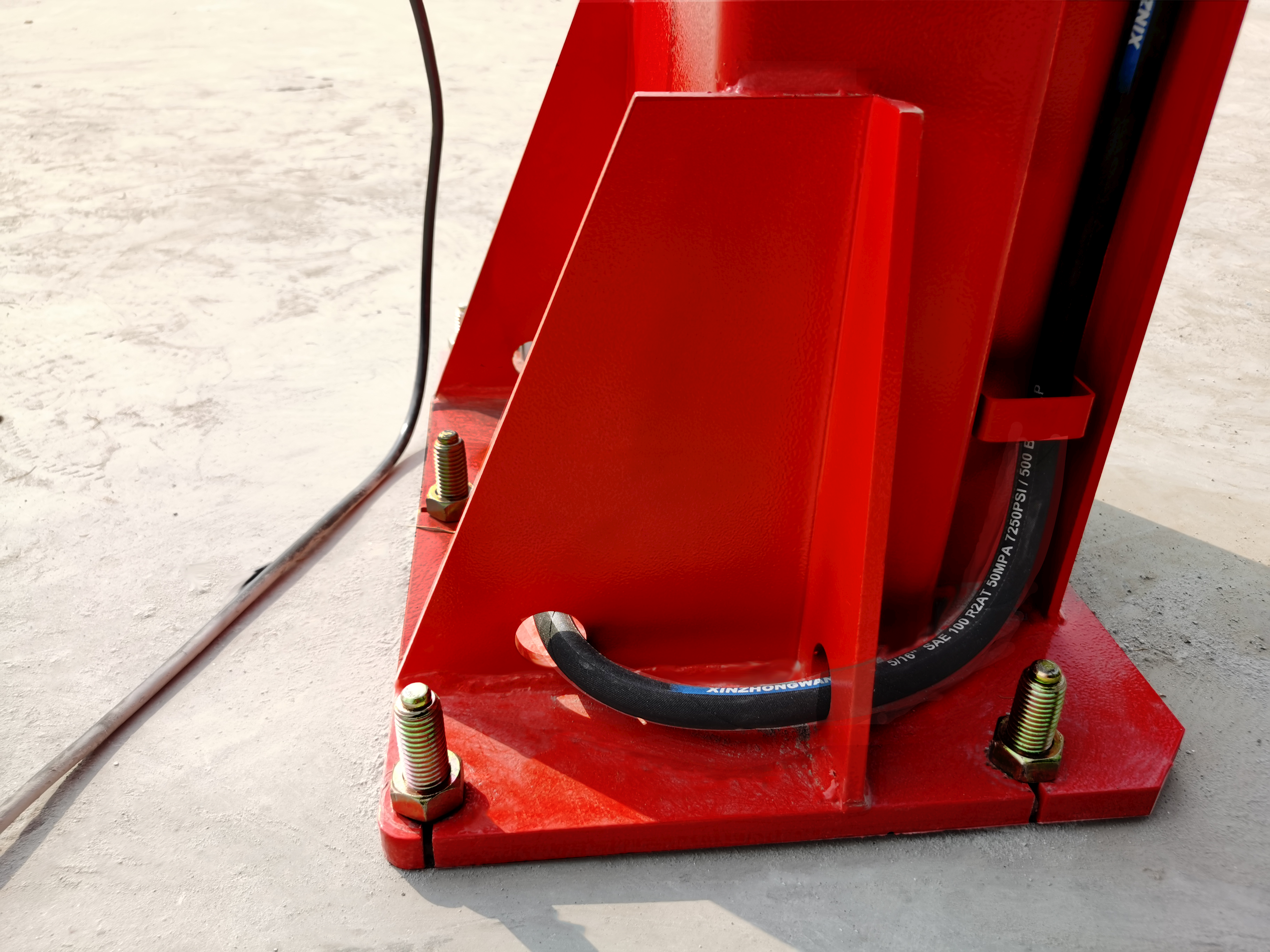 KT-M120 lift column base detail