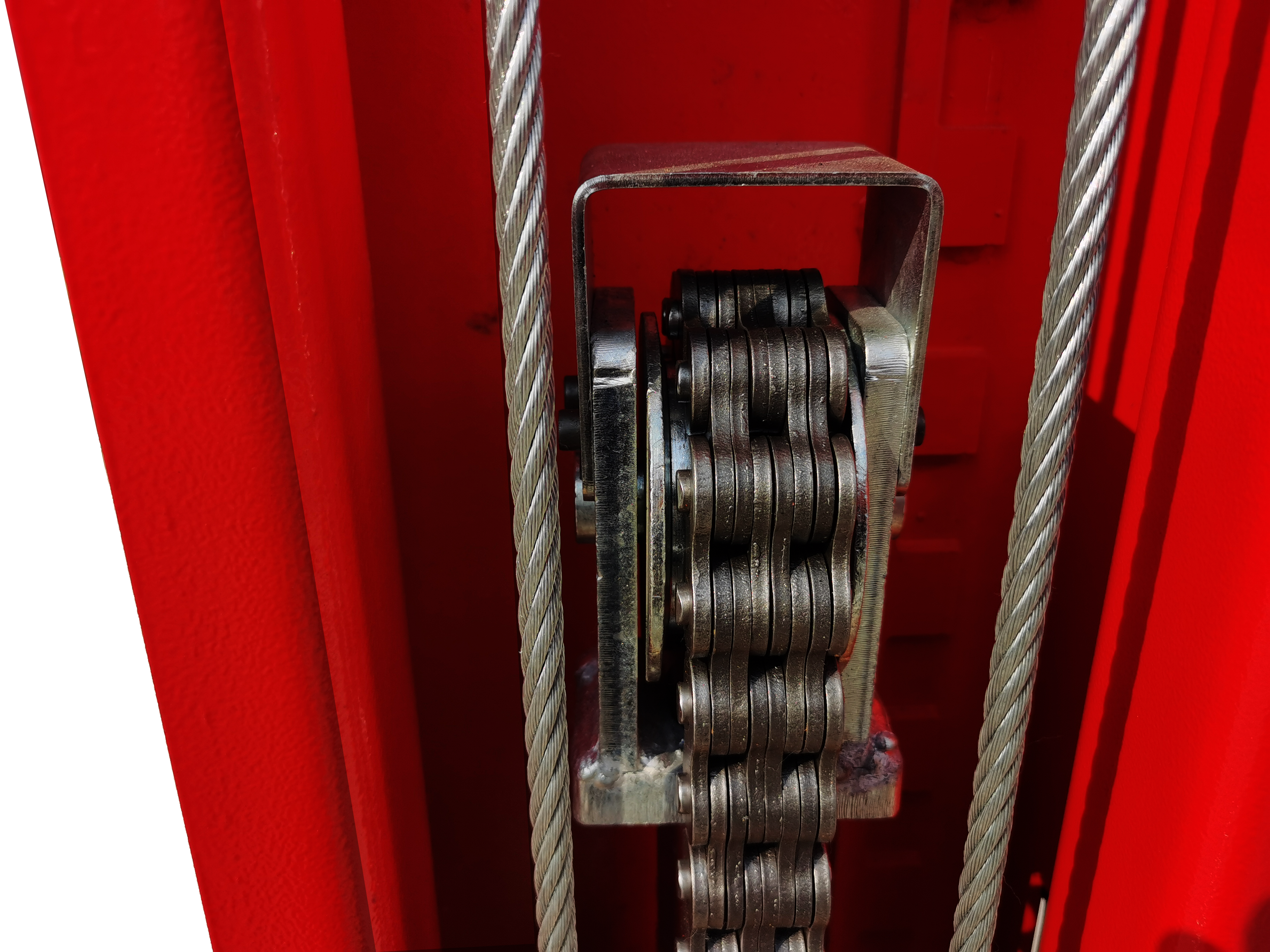 KT-M120 lift chain and cable mechanism