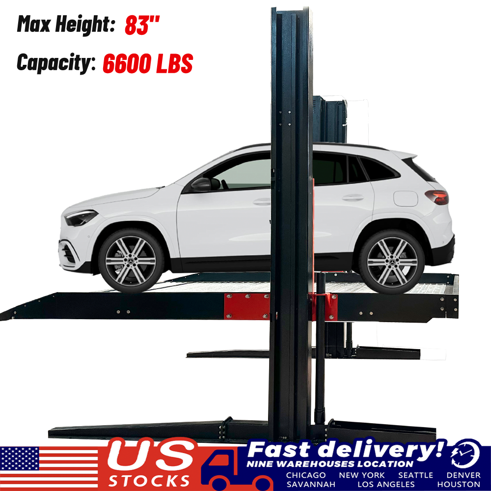 KT-P2700 lift with SUV at raised parking height