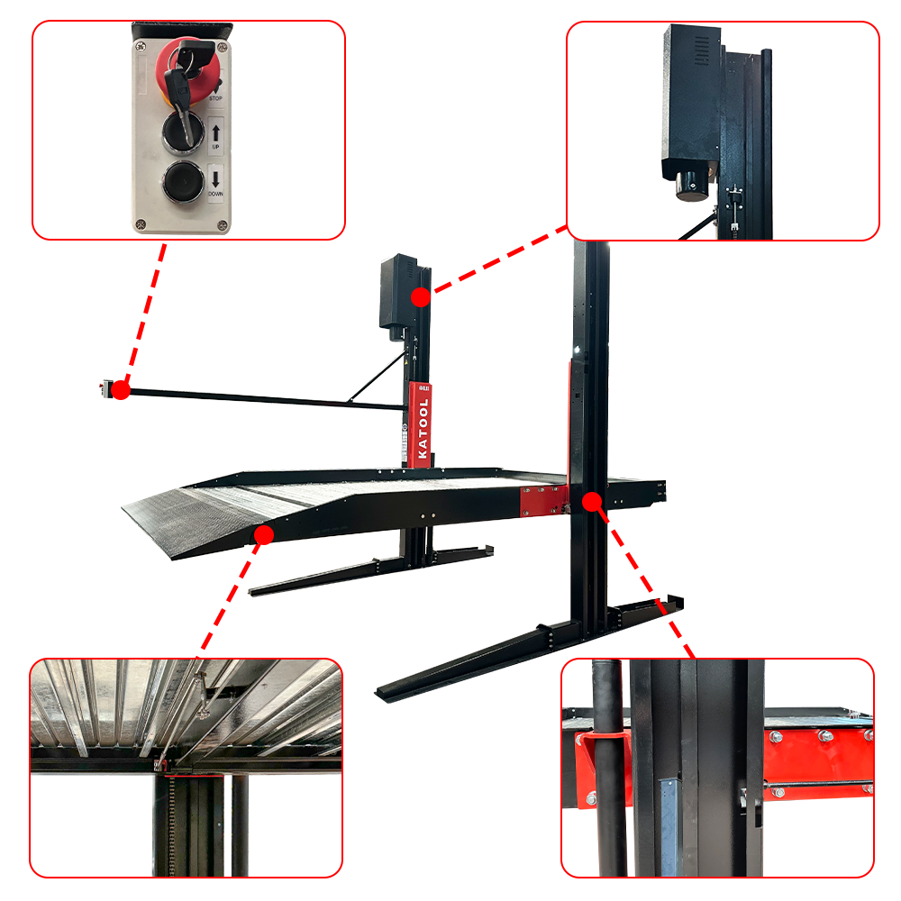KT-P2700 lift feature locations
