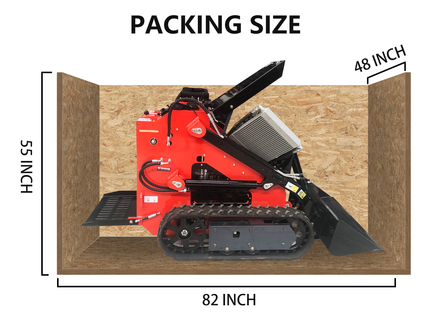 KT-SK26B shipping packing-size graphic