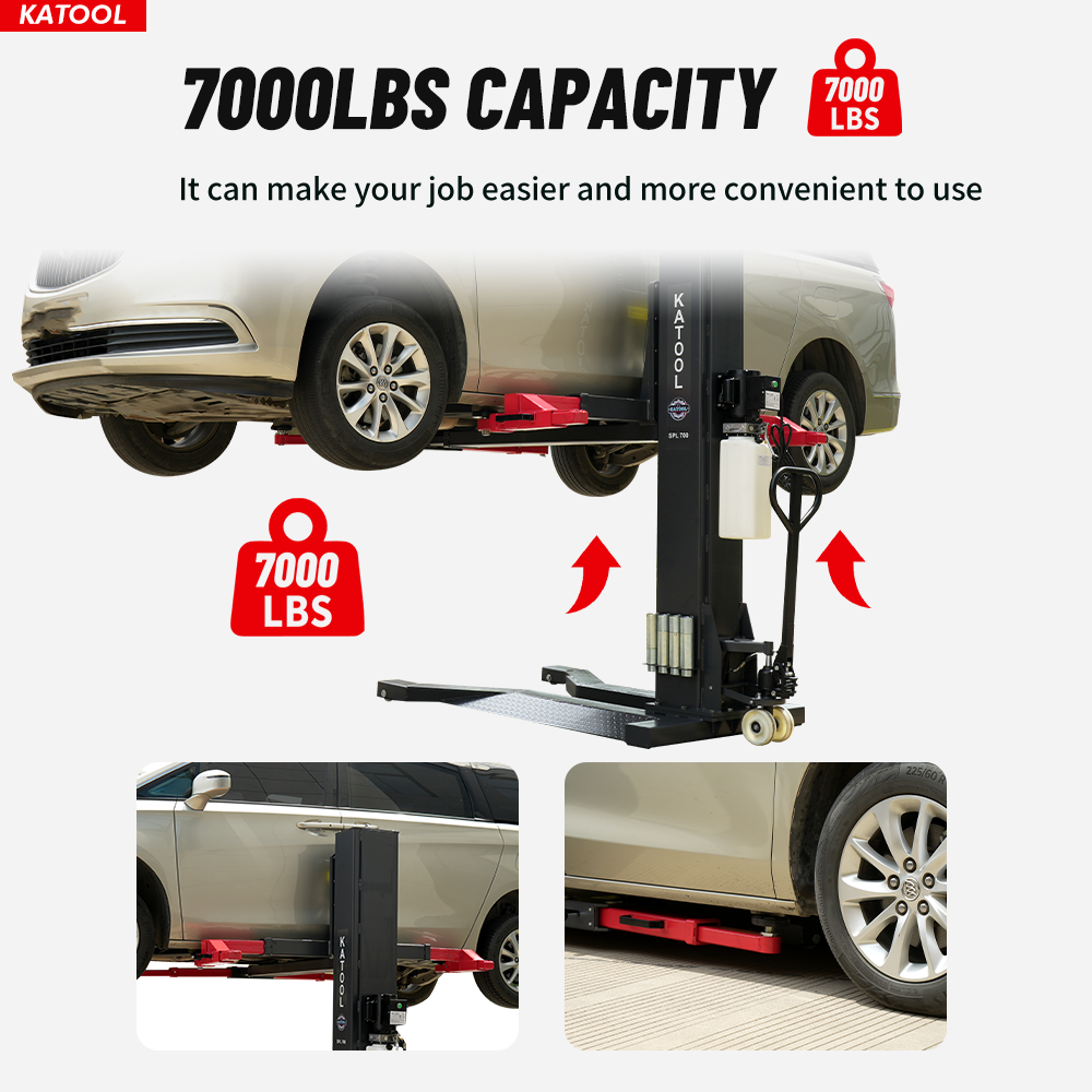 Katool KT-SPL700 7,000lbs Single Post Lift product image 2