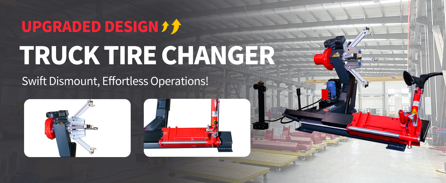 KT-T260 truck tire changer design and component views