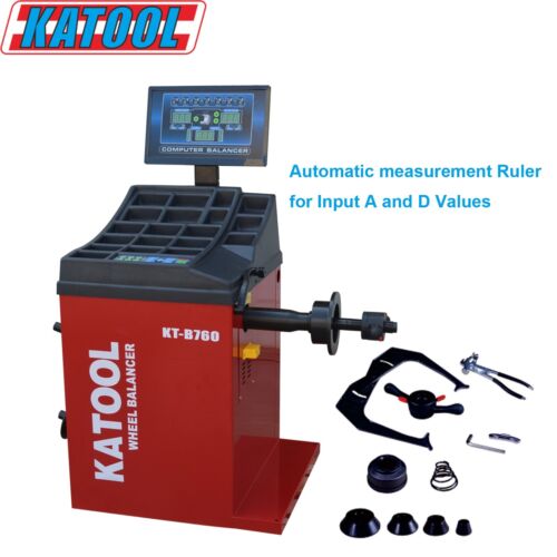 KT-B760 balancer and pictured wheel-mounting accessories