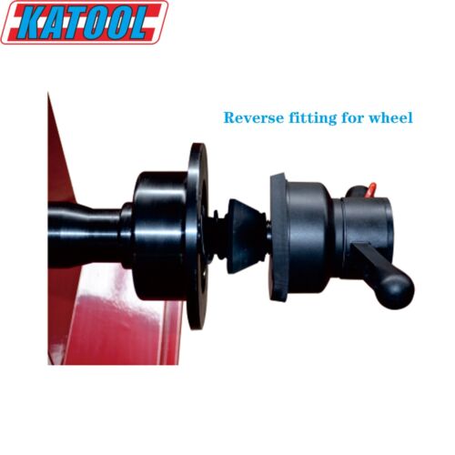 KT-B760 balancer wheel mounting shaft close-up
