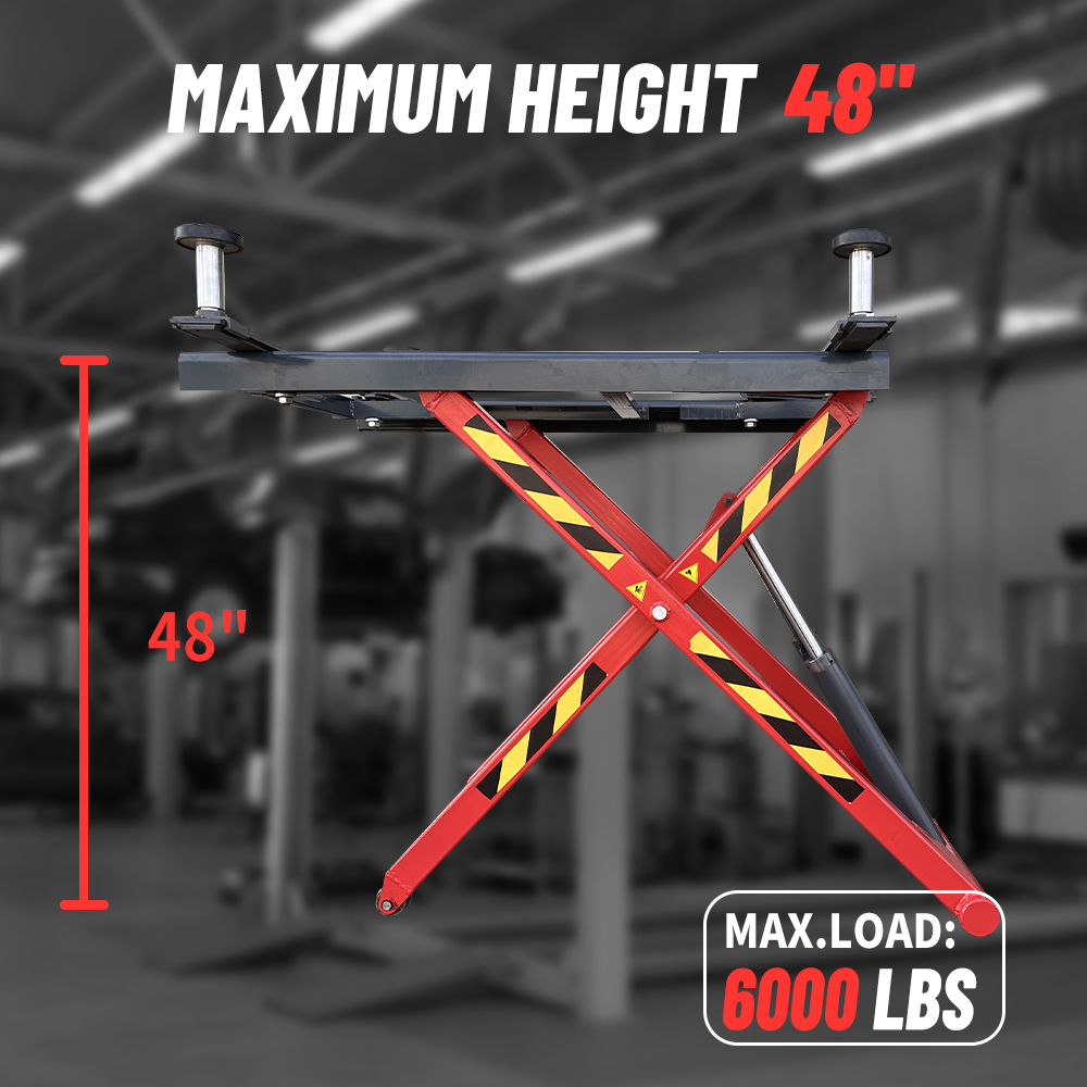Katool KT-X66 Portable Mid Rise Scissor lift 6,000 lbs Capacity product image 2