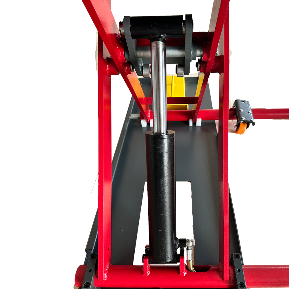 KT-X77 hydraulic cylinder and scissor frame detail