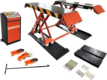 Katool KT-X90E 8000 lbs Electric Mid Rise Scissor Lift product image 1