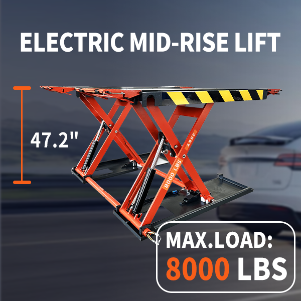 Katool KT-X90E 8000 lbs Electric Mid Rise Scissor Lift product image 3