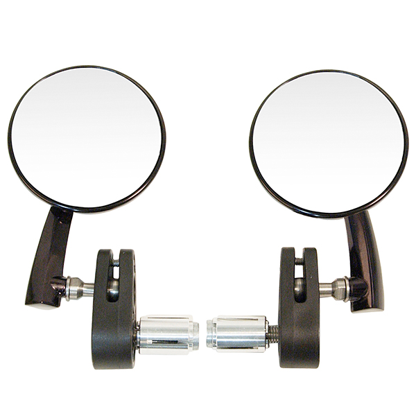 28-5205 - BAR END MIRROR BLACK - RH