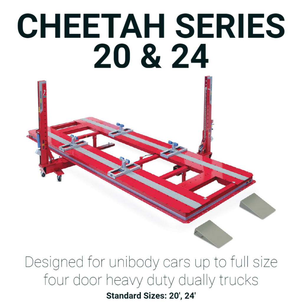 Star-A-Liner Cheetah Series 24 Frame Rack auto body collision repair frame rack