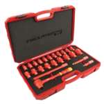 Titan 19-teiliges Isoliertes Steckschlüssel-Set – 3/8" Antrieb, VDE 1000V, GS-zertifiziert